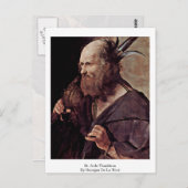 St. Jude Thaddeus door Georges de la Tour Briefkaart (Voorkant / Achterkant)