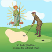 St. Jude Thaddeus & Paniekzaaide Duffer Sticker (Voorkant)