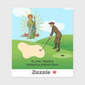 St. Jude Thaddeus & Paniekzaaide Duffer Sticker (Vel)