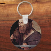 St. Jude Thaddeus, van La Tour Georges de Sleutelhanger (Voorkant)