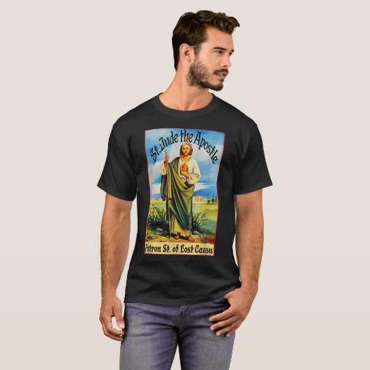 St. Jude the Apostle of Jesus Lost Causes Patron S T-shirt (Voorkant volledig)