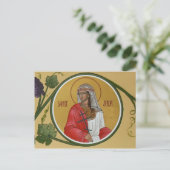 St. Julia Prayer Card Briefkaart (Staand voorkant)