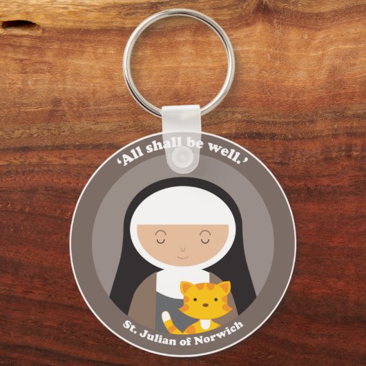 St. Julian van Norwich Sleutelhanger (Voorkant)