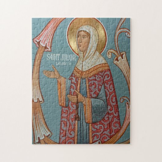 St. Juliana of Lazarevo Orthodox Christian Icon Legpuzzel (Verticaal)
