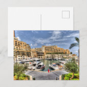 St Julians Portomaso Marina Briefkaart (Voorkant / Achterkant)