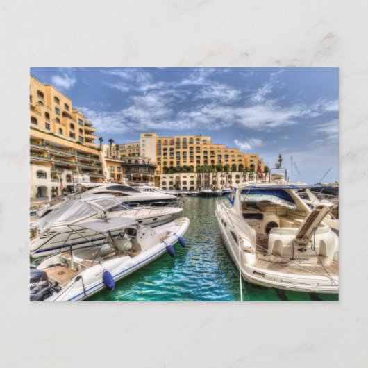  St Julians Portomaso Marina Briefkaart (Voorkant)