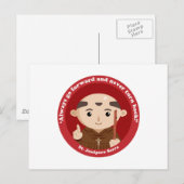 St. Junipero Serra Briefkaart (Voorkant / Achterkant)