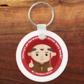 St. Junipero Serra Sleutelhanger (Voorkant)
