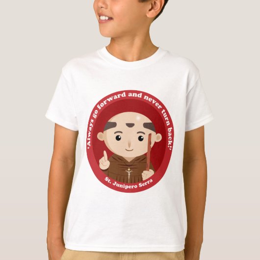 St. Junipero Serra T-shirt (Voorkant)