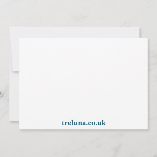 St Just in Roseland kaart (Achterkant)