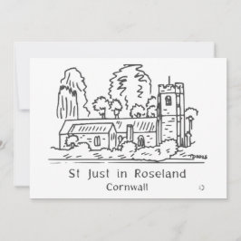 St Just in Roseland kaart