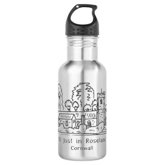 St Just in Roseland Kerk Waterfles (Voorkant)