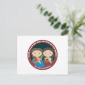 St. Justa & St. Rufina Briefkaart (Staand voorkant)