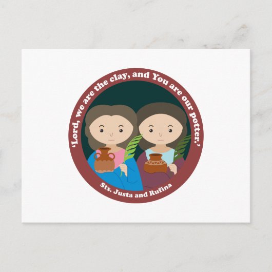 St. Justa & St. Rufina Briefkaart (Voorkant)