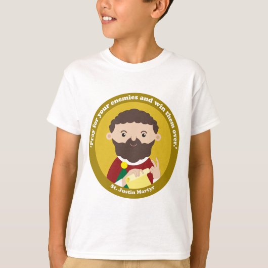 St. Justin Martyr T-shirt (Voorkant)