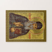 St. Justin Popovic Orthodoxe Christelijke Icoon Legpuzzel (Horizontaal)