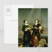 St. Justina en St. Rufina, 1817 Briefkaart (Voorkant / Achterkant)