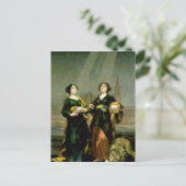 St. Justina en St. Rufina, 1817 Briefkaart (Staand voorkant)