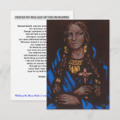 St. Kateri Tekakmet a Prayer Kaart (Voorkant / Achterkant)