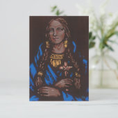 St. Kateri Tekakmet a Prayer Kaart (Staand voorkant)