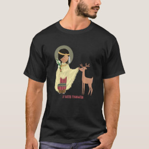 St. Kateri Tekakmet katholieke Saint Lily van de M T-shirt