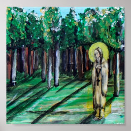 St. Kateri Tekakwa, First Native American Saint Poster