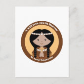 St. Kateri Tekakwitha Briefkaart (Voorkant)
