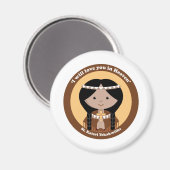 St. Kateri Tekakwitha Magneet (Voorkant / Achterkant)