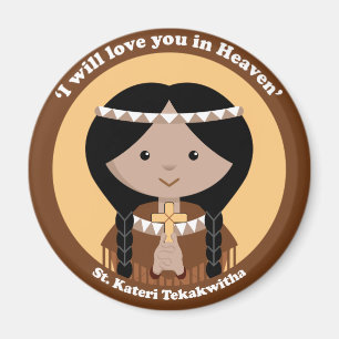St. Kateri Tekakwitha Magneet