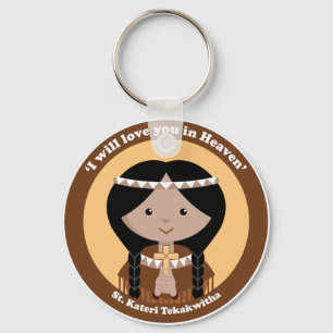 St. Kateri Tekakwitha Sleutelhanger