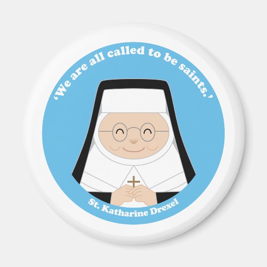 St. Katharine Drexel Magneet (Voorkant)