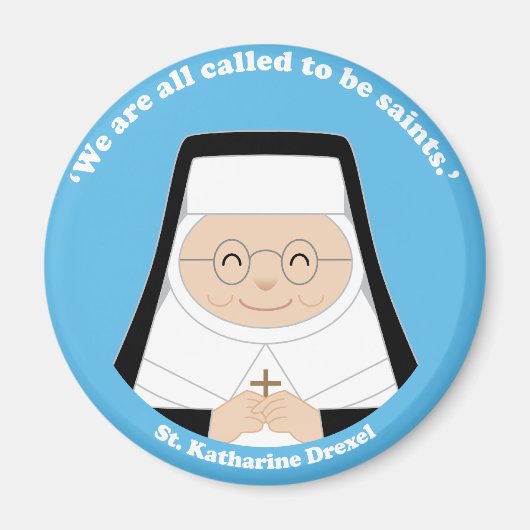 St. Katharine Drexel Magneet (Voorkant)