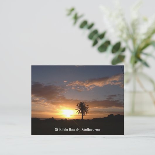 St Kilda Beach Melbourne Briefkaart (Staand voorkant)
