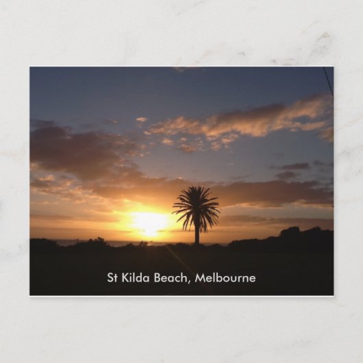 St Kilda Beach Melbourne Briefkaart (Voorkant)