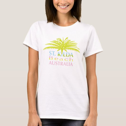 St.Kilda Beach t-Shirt Girls (Voorkant)