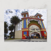 St. Kilda Luna Park Briefkaart (Voorkant)