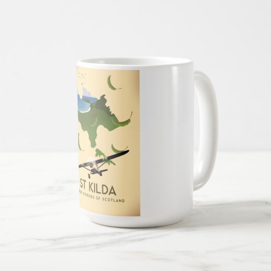 St Kilda, Outer Hebrides Scotland Koffiemok (Voorkant rechts)