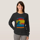 St Kitts Caribbean Retro Throwback Surf & Beach So T-shirt (Voorkant volledig)