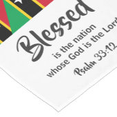 ST KITTS Christelijke scripts zonder geblesseerde Korte Tafelloper (Hoek)