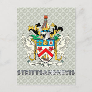 St. kitts en nevis briefkaart