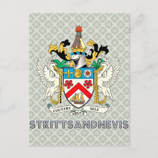 St. kitts en nevis briefkaart (Voorkant)