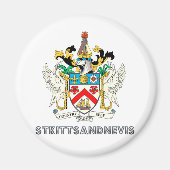 St. kitts en nevis magneet (Voorkant)