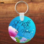 St. Kitts en Nevis reef Sleutelhanger (Voorkant)