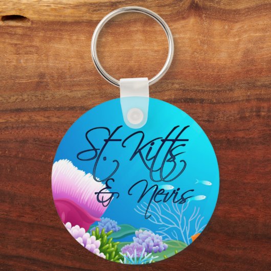 St. Kitts en Nevis reef Sleutelhanger (Voorkant)