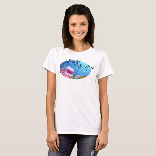 St. Kitts en Nevis reef T-shirt (Voorkant volledig)