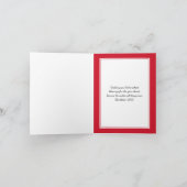 ST KITTS FLAG | Kerstmis | Festief Feestdagen Kaart (Binnen)