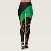 St. Kitts Glamoureuze Leggings (Achterkant)