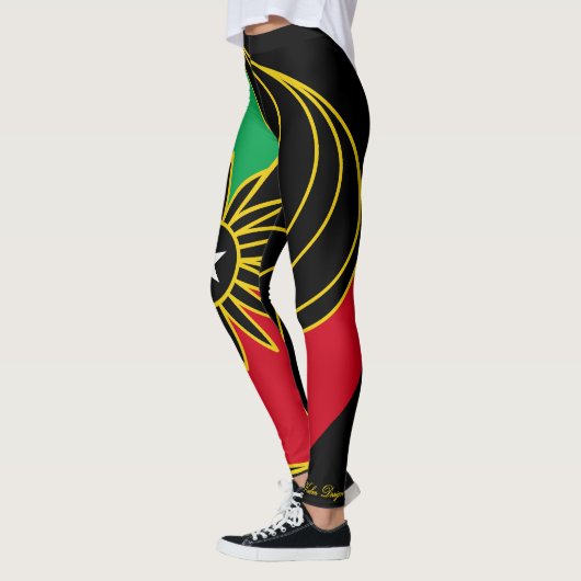 St. Kitts Glamoureuze Leggings (Links)