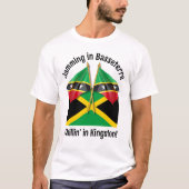 ST KITTS JAMAICA Dual Heritage  T-shirt (Voorkant)