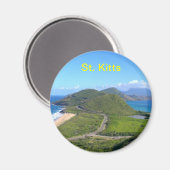 St. Kitts magneet (Voorkant / Achterkant)